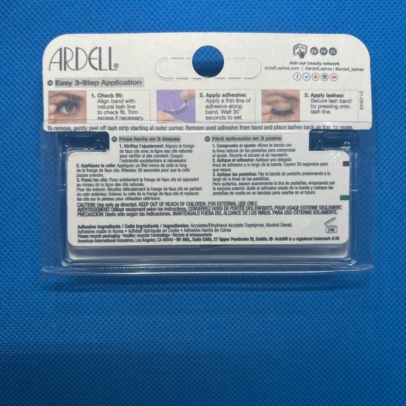 ARDELL Wispies False Eyelashes #600 Black - Picture 2 of 2
